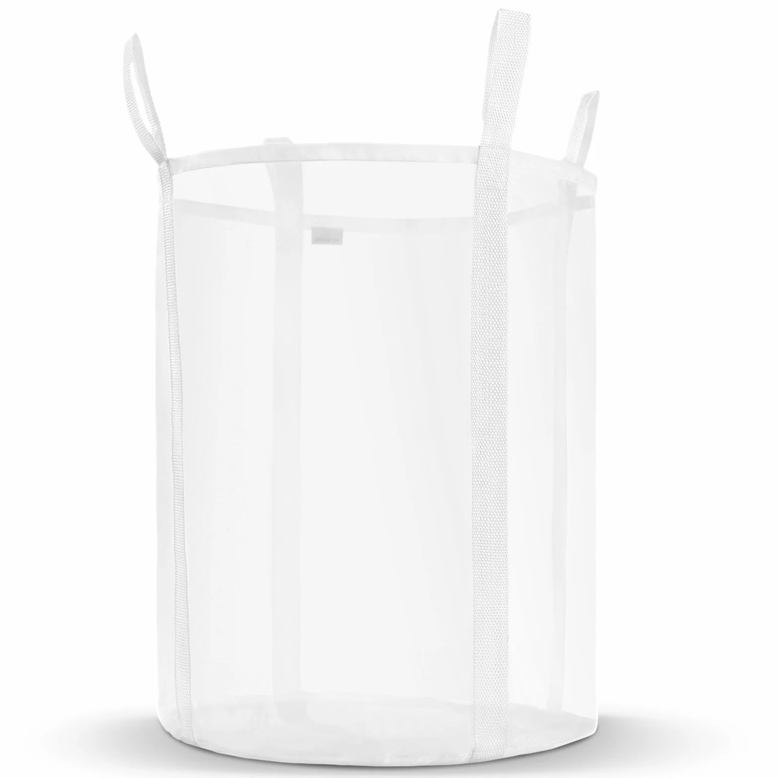 ecooe Wielorazowa nylonowa torba do parzenia ecooe ze wzmocnionymi uchwytami, profesjonalne worki filtracyjne do piwa 45 x 35 cm, białe, drobne worki filtracyjne do wina, herbaty, kawy (1 sztuka)