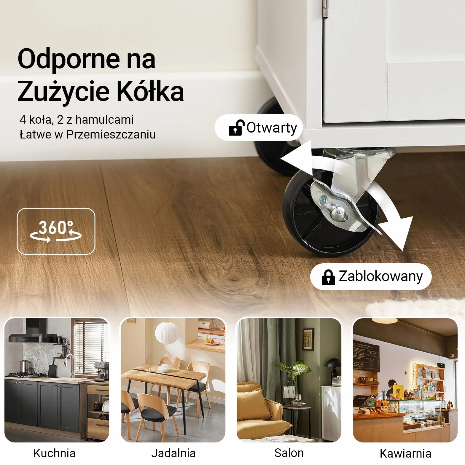SoBuy Wyspa Kuchenna na Kółkach Mobilny Wózek Kuchenny z Szufladą Regulowaną Półką Biały 99x40x85 cm FKW133-WN