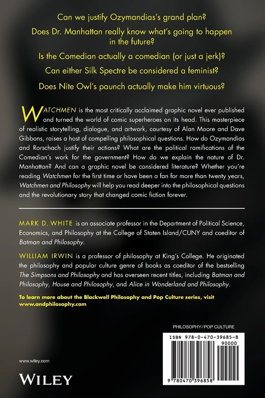 Watchmen and Philosophy: A Rorschach Test: 6