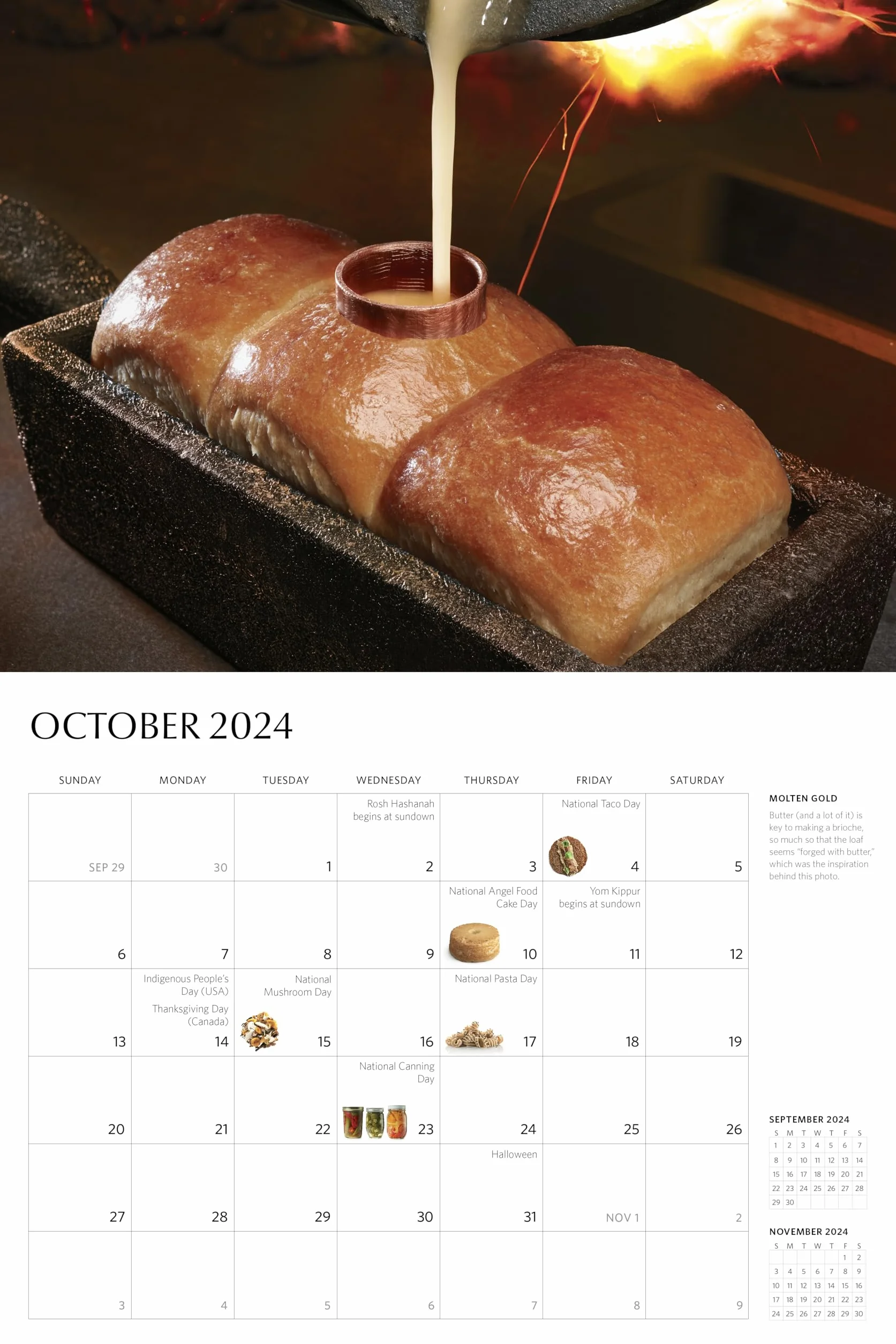 Modernist Bread at Home 2025 Calendar