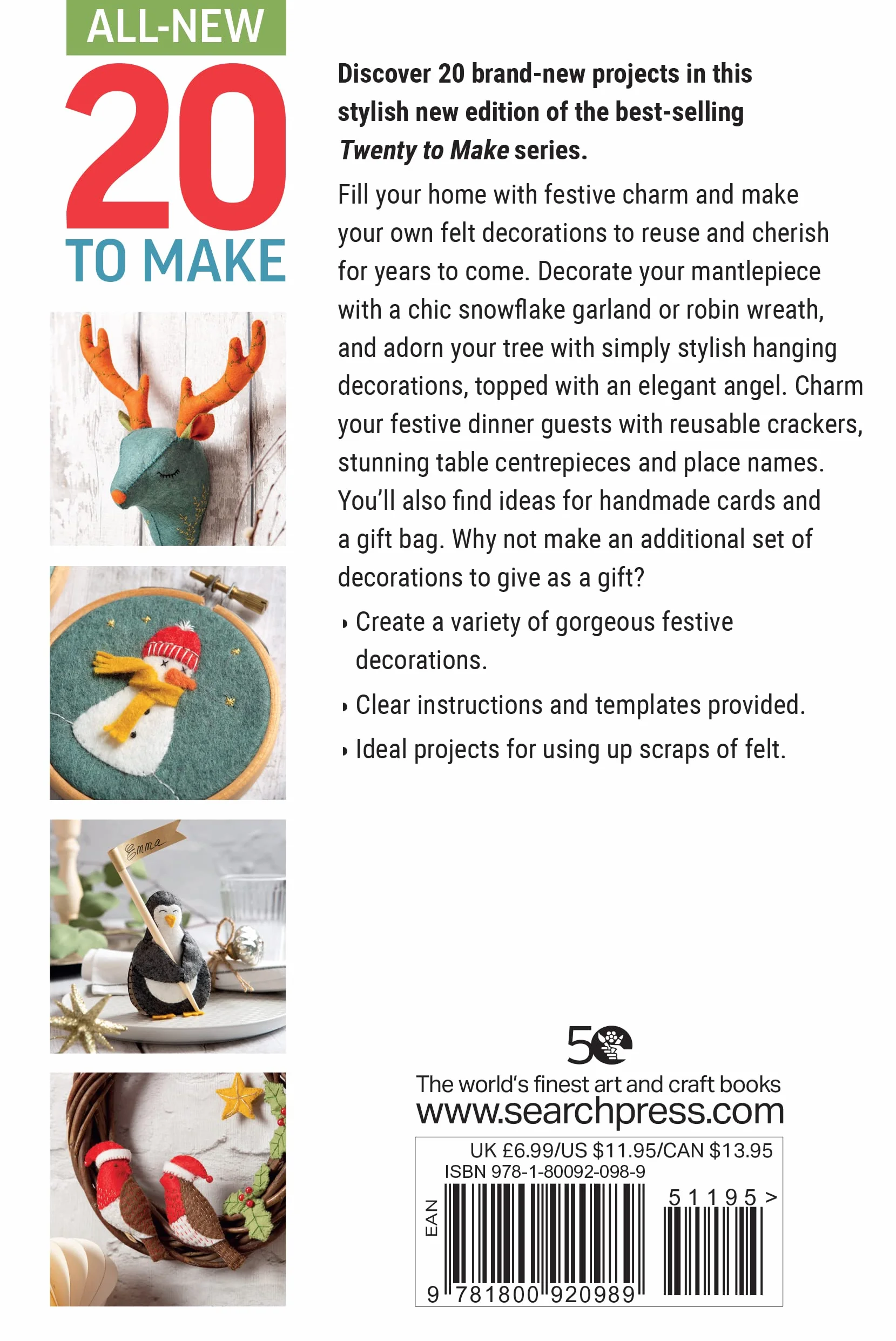 All-New Twenty to Make: Festive Felt Decorations