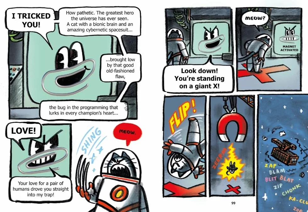 The First Cat in Space and the Wrath of the Paperclip: A Graphic Novel: 3