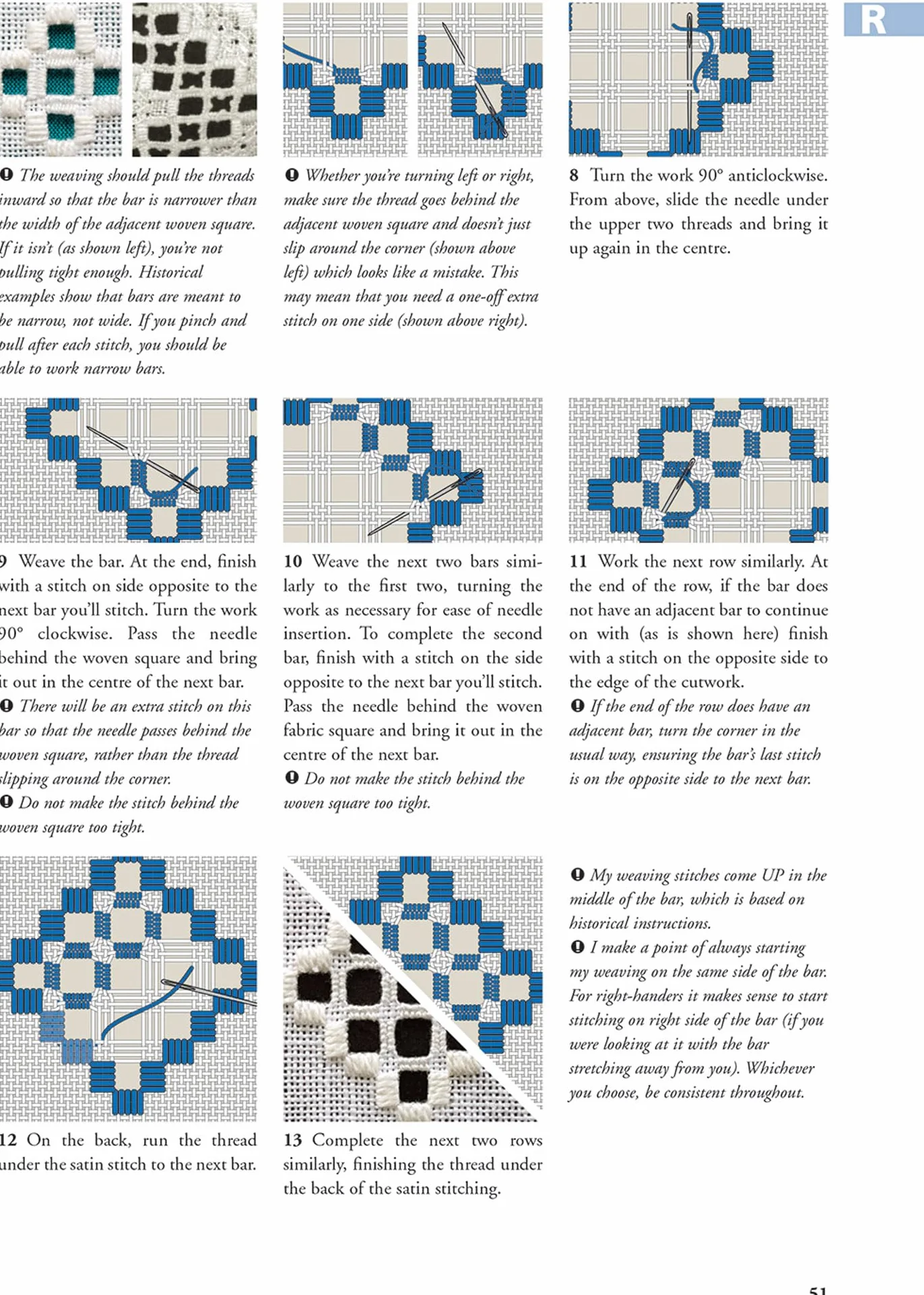 Hardanger Filling Stitches: A Step-By-Step Handbook