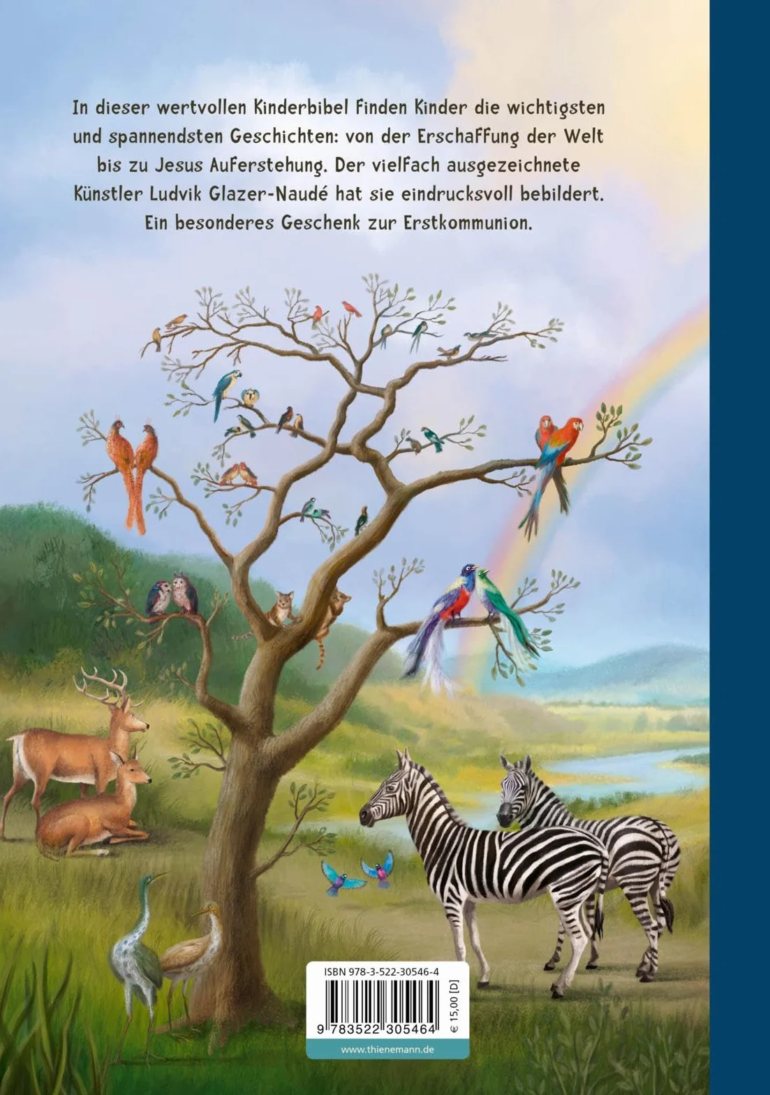 Meine Bibel zur Erstkommunion: Hochwertig illustrierte Kinderbibel als Geschenk für Mädchen und Jungen