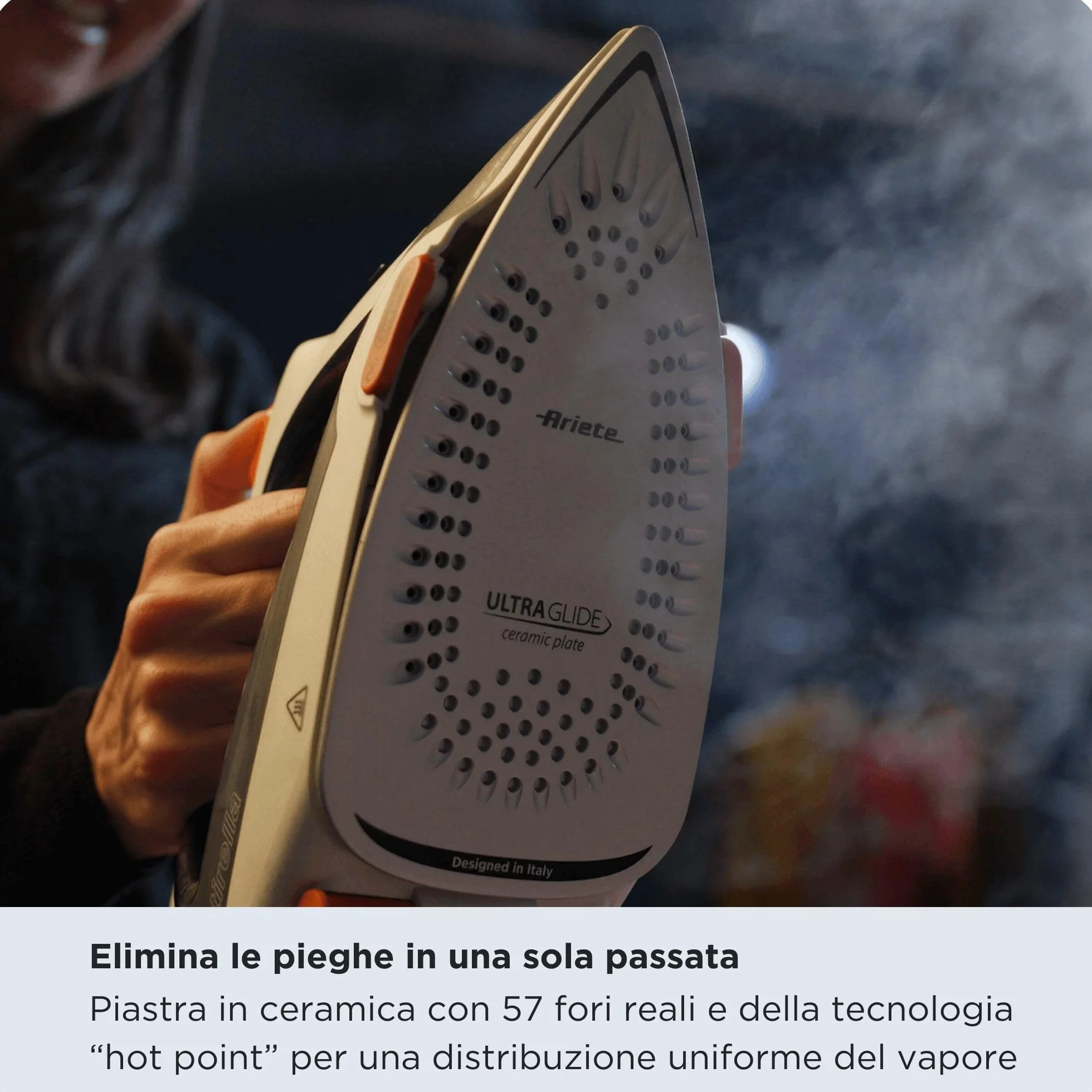 Ariete 6190 Step UP żelazko 2400 W 320 ml płyta ceramiczna para ciągła 30 g/min