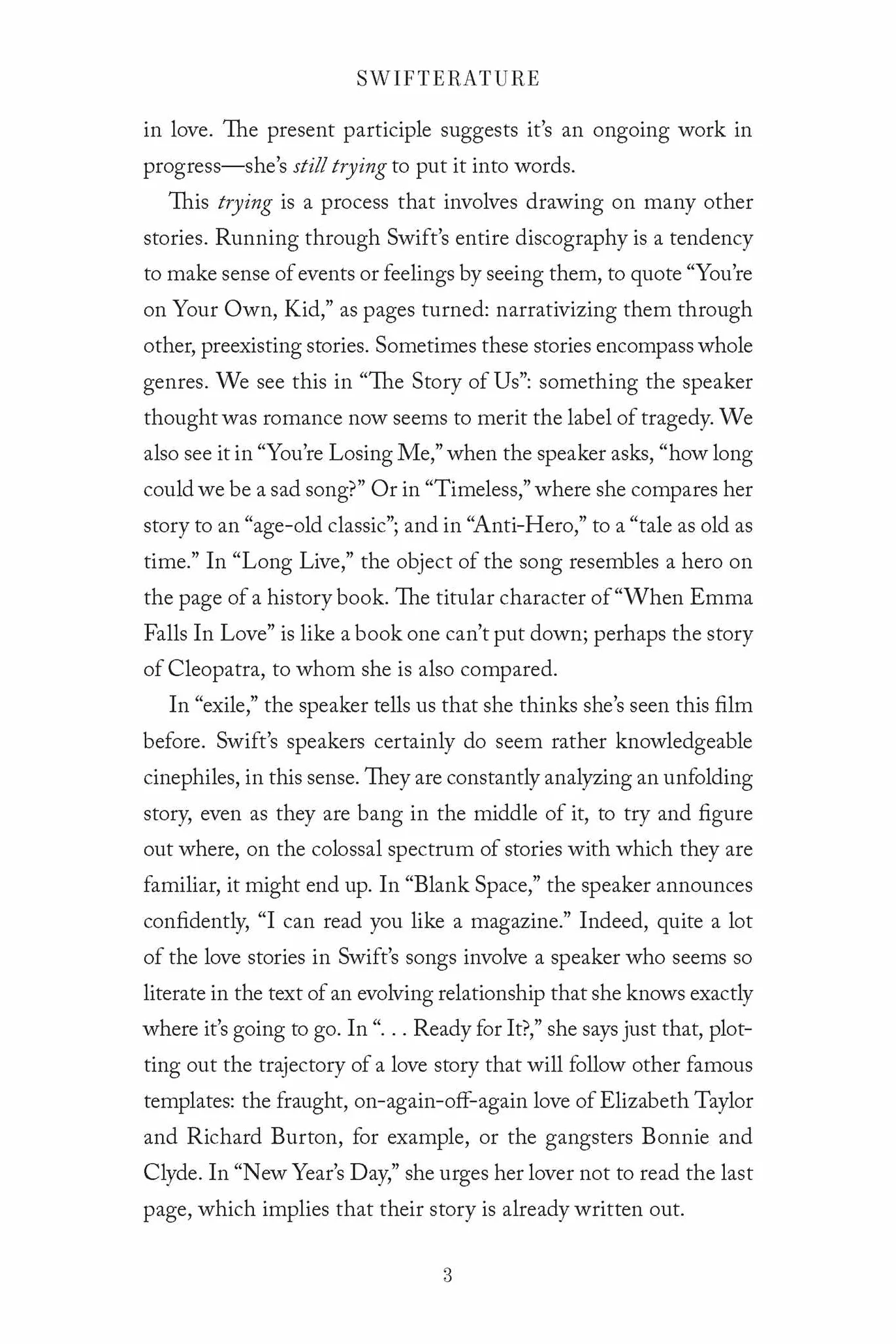 Swifterature: A Love Story: English Literature and Taylor Swift