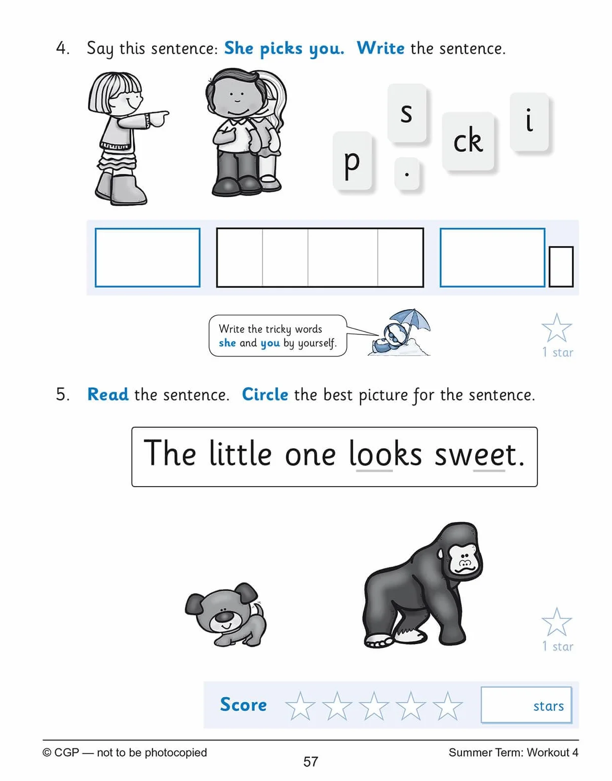 Reception English Phonics 10-Minute Weekly Workouts