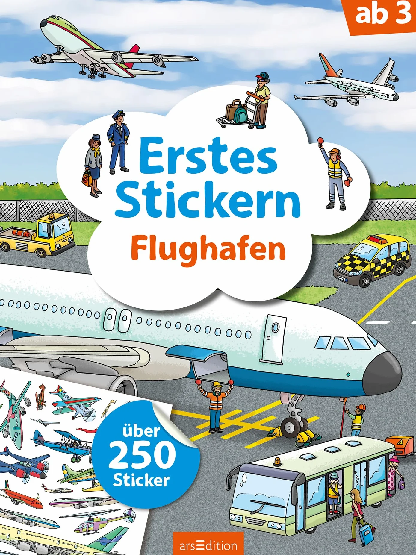 Erstes Stickern - Flughafen: Über 250 Sticker
