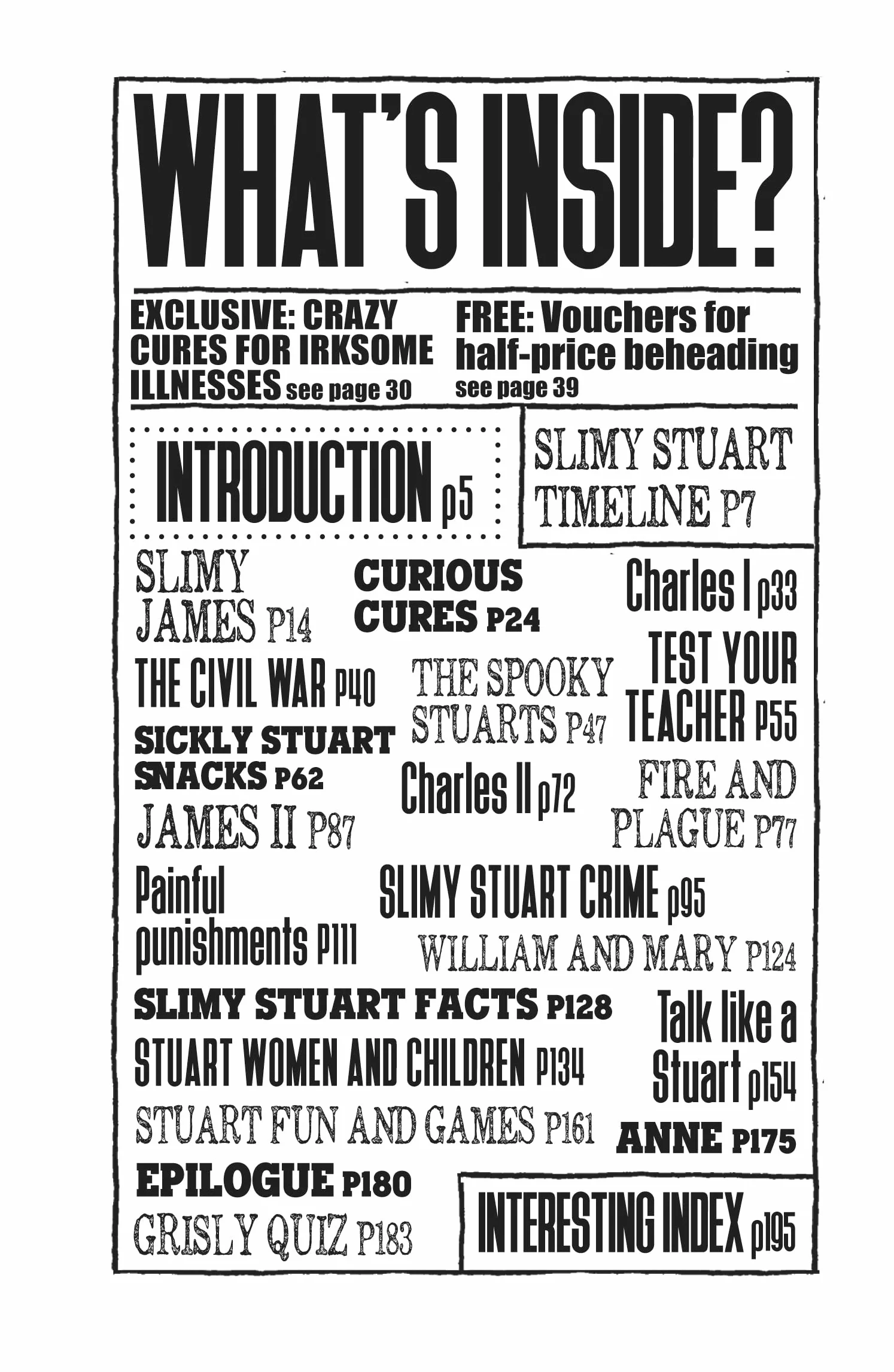 Slimy Stuarts (newspaper edition)