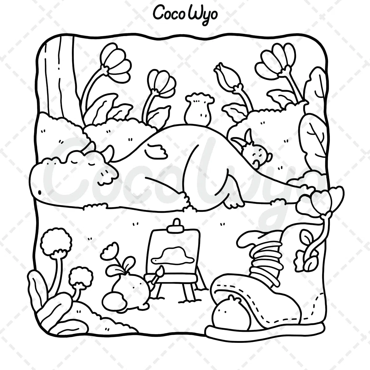 Lala Friends: Coloring Book for Adults and Teens Featuring Dreamy Characters in Imagined Worlds