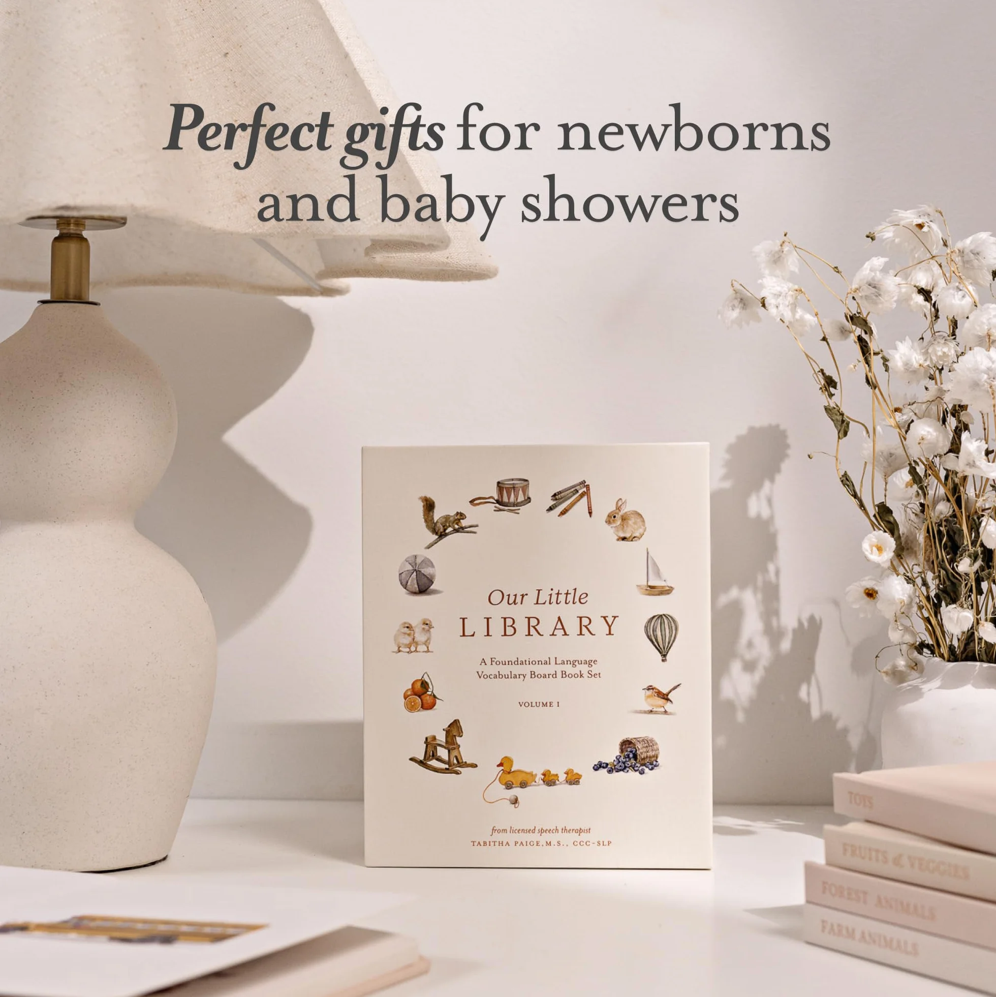 Our Little Library: A Foundational Language Vocabulary Board Book Set for Babies: 5