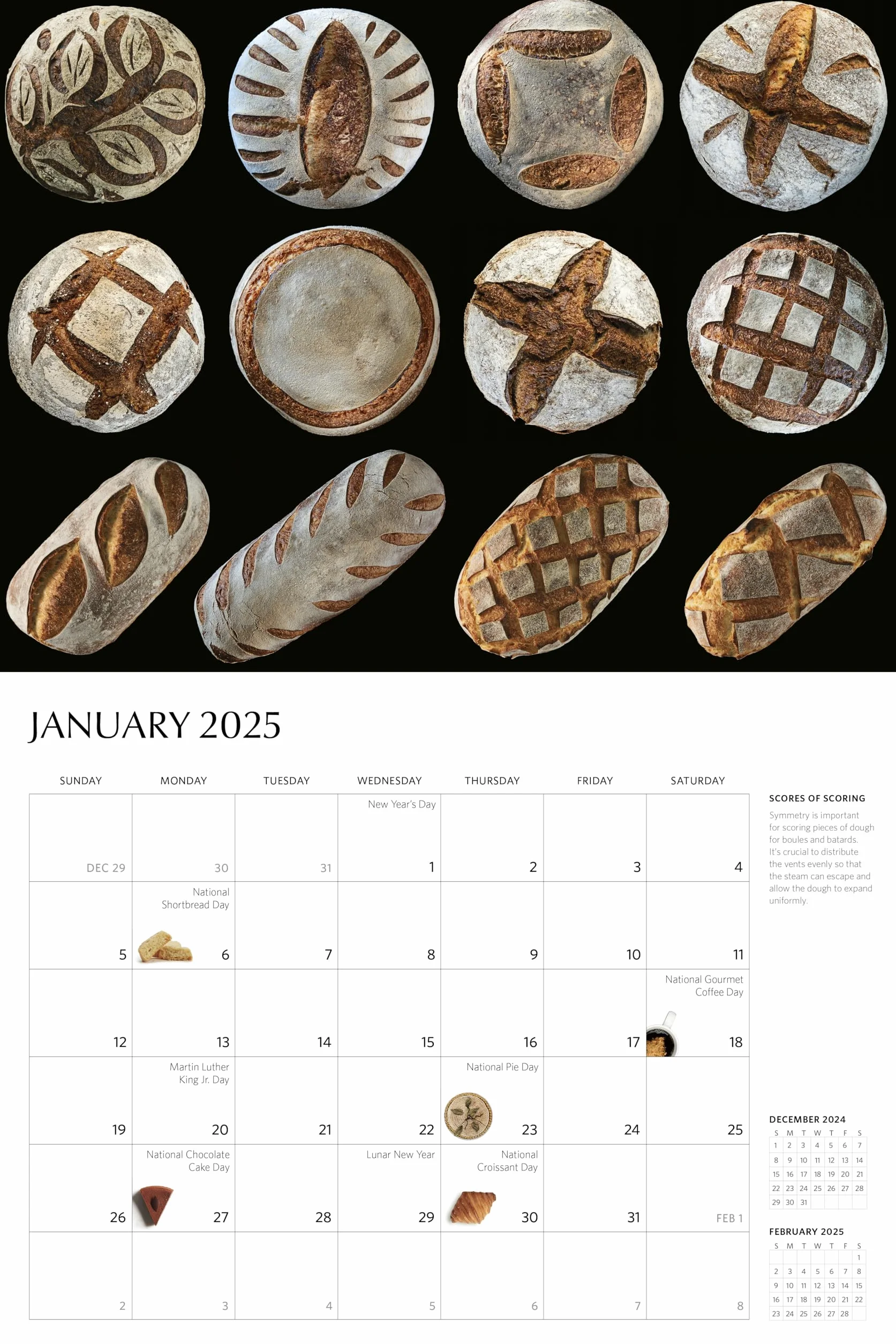 Modernist Bread at Home 2025 Calendar
