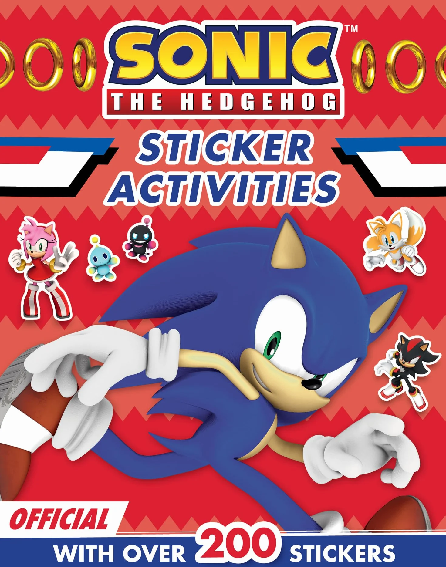 Sonic the Hedgehog Sticker Activities Book: Sticker-Filled Puzzles and Activities Perfect For All Sonic Fans. It Includes 6 Pages of Stickers.