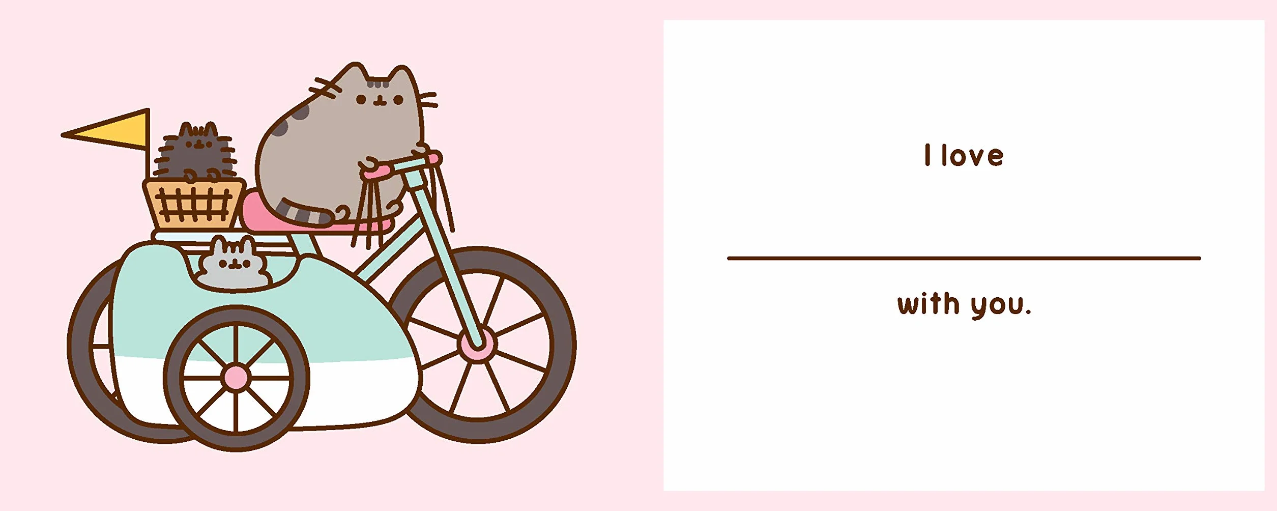 Pusheen: I Like You More Than Pizza: A Fill-In Book