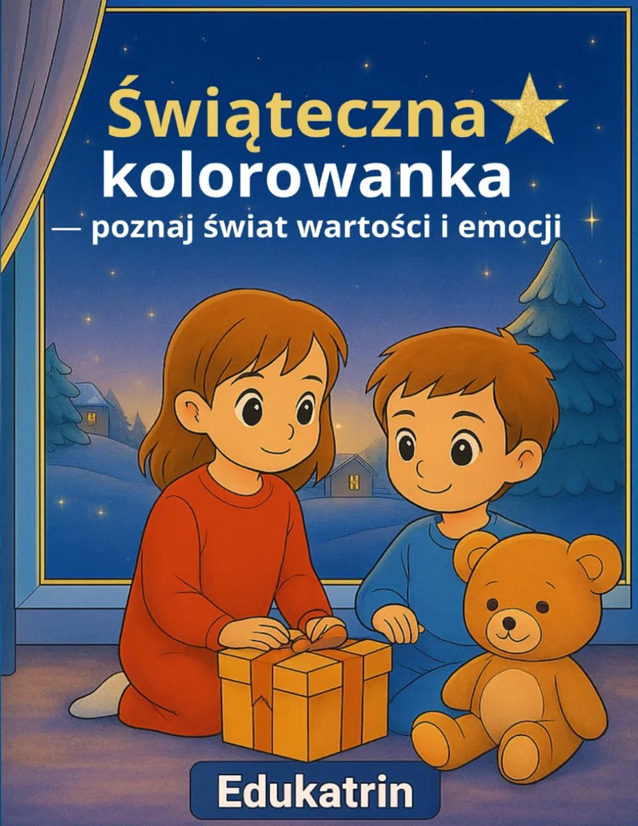 Świąteczna kolorowanka — poznaj świat wartości i emocji
