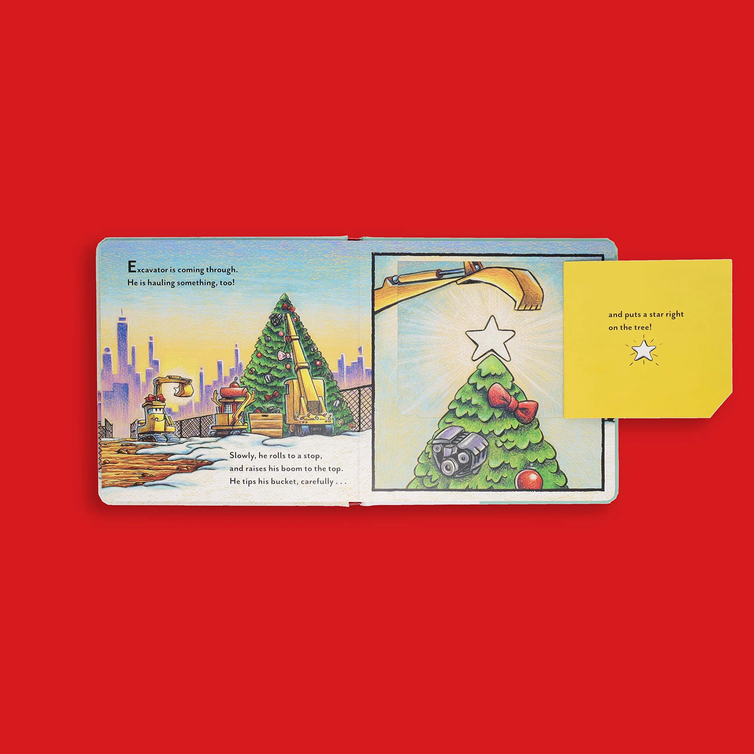 Construction Site: Merry and Bright: A Christmas Lift-the-Flap Book (Goodnight, Goodnight Construction Site)
