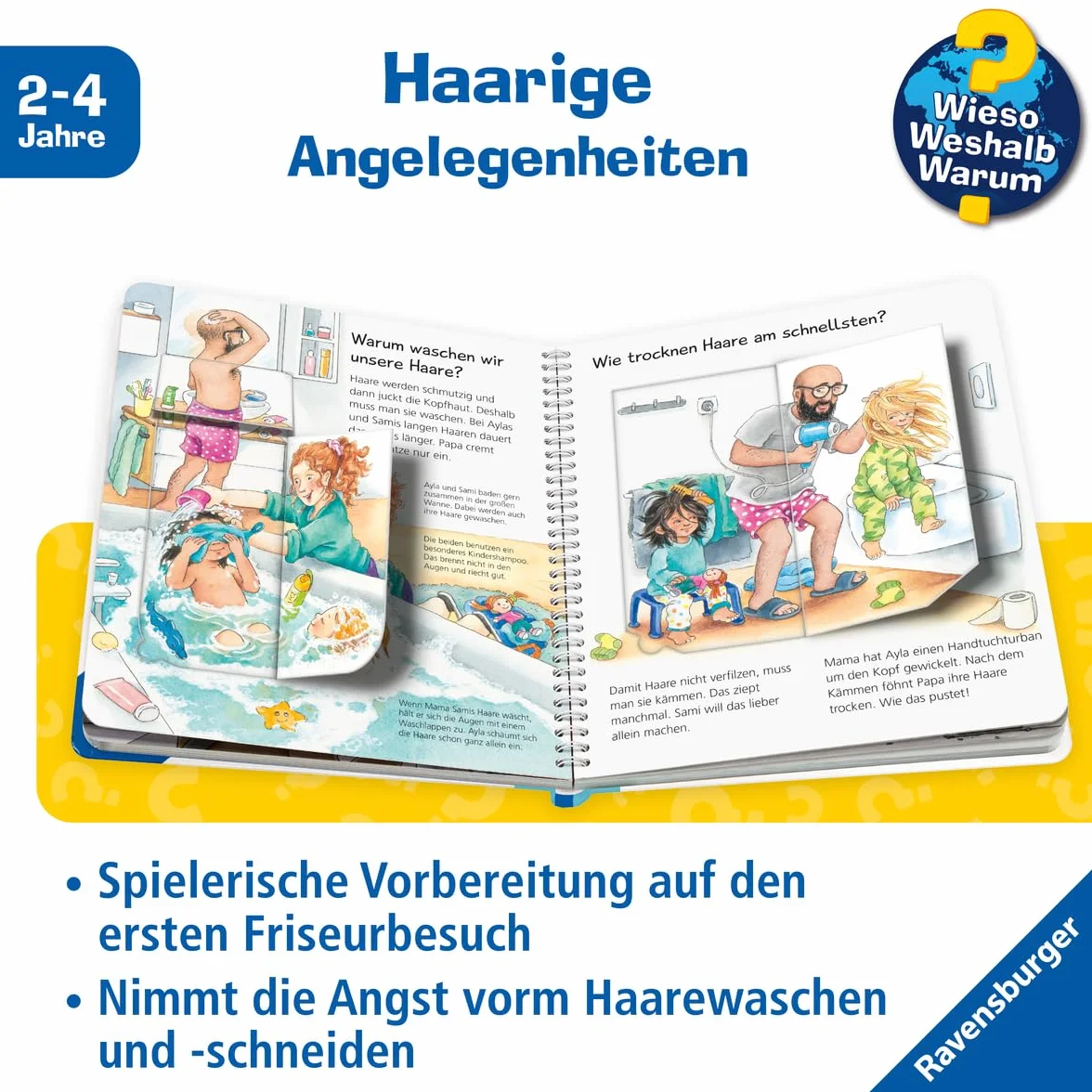 Wieso? Weshalb? Warum? junior, Band 79 - Kämmen, schneiden, Haare waschen