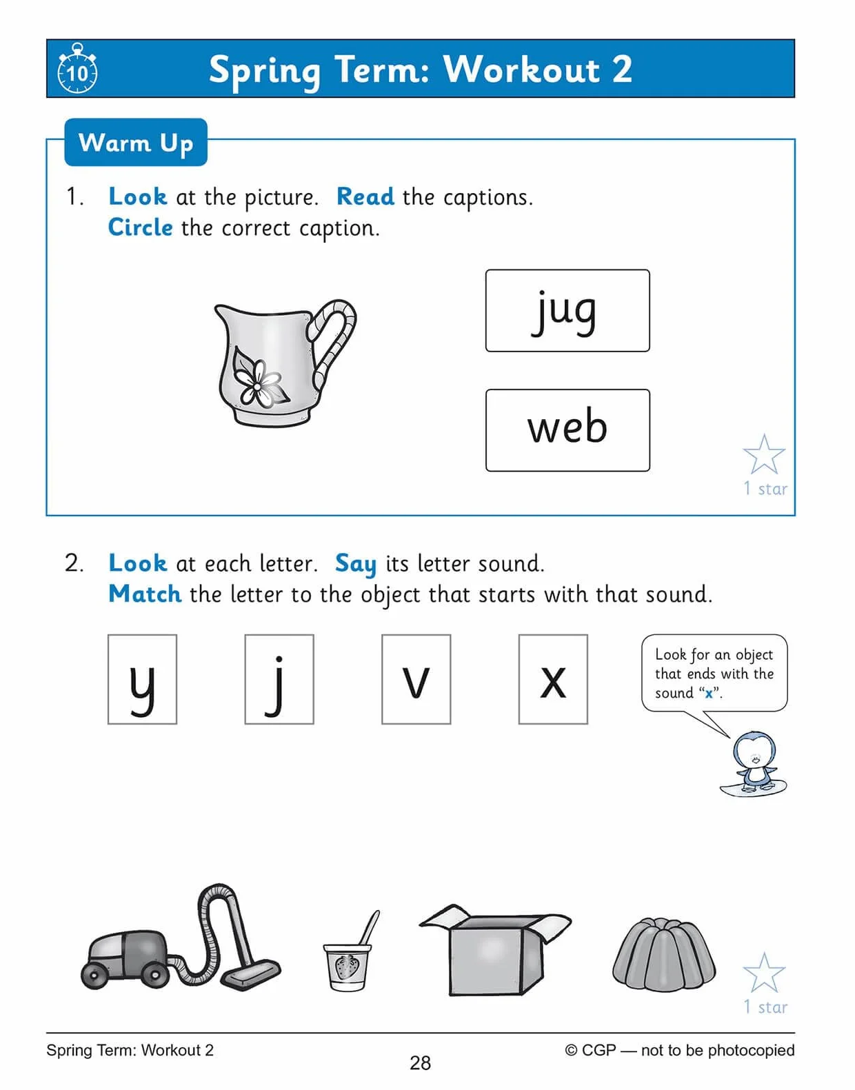 Reception English Phonics 10-Minute Weekly Workouts
