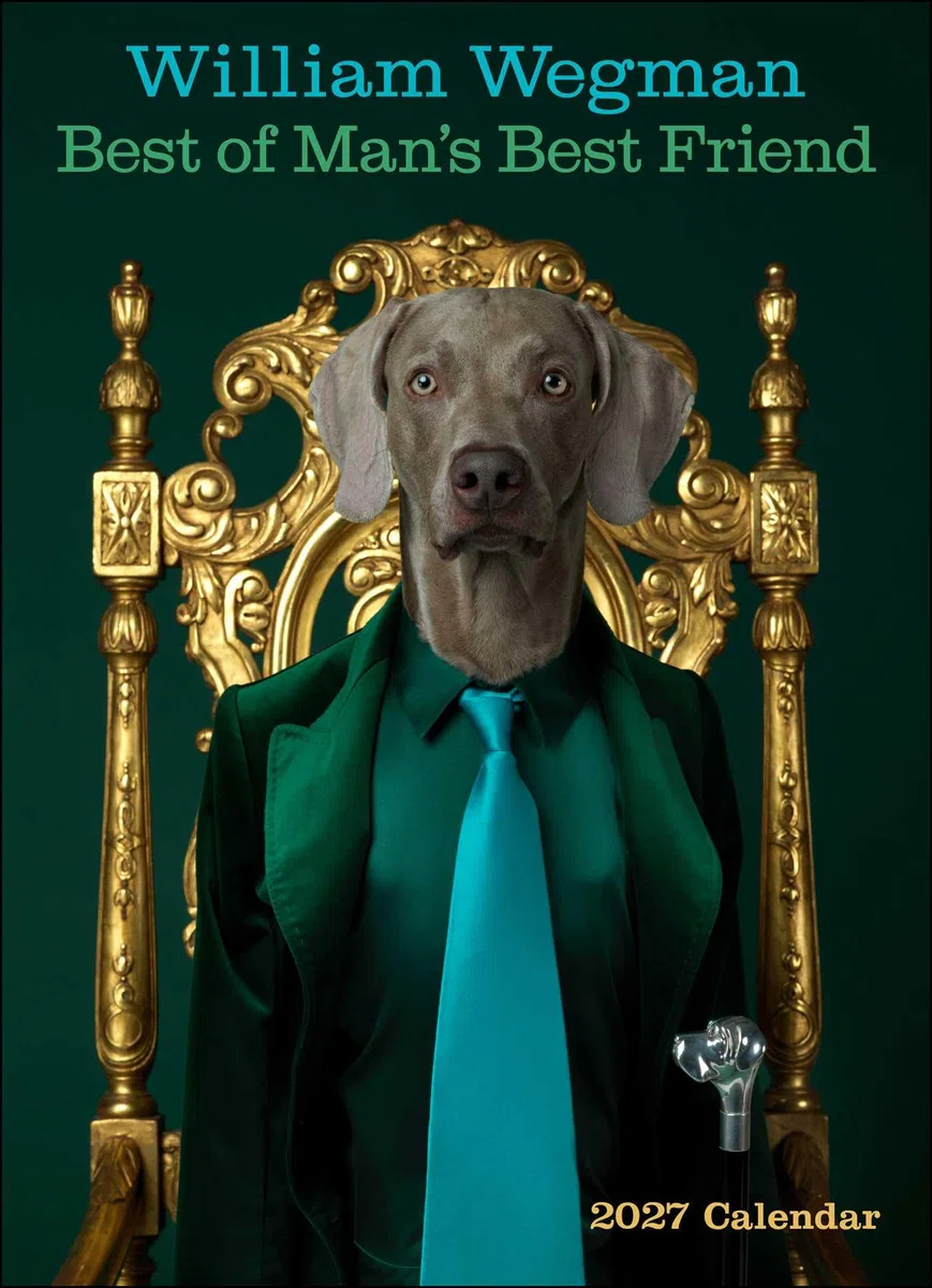William Wegman Best of Man's Best Friend 2027 Wall Calendar
