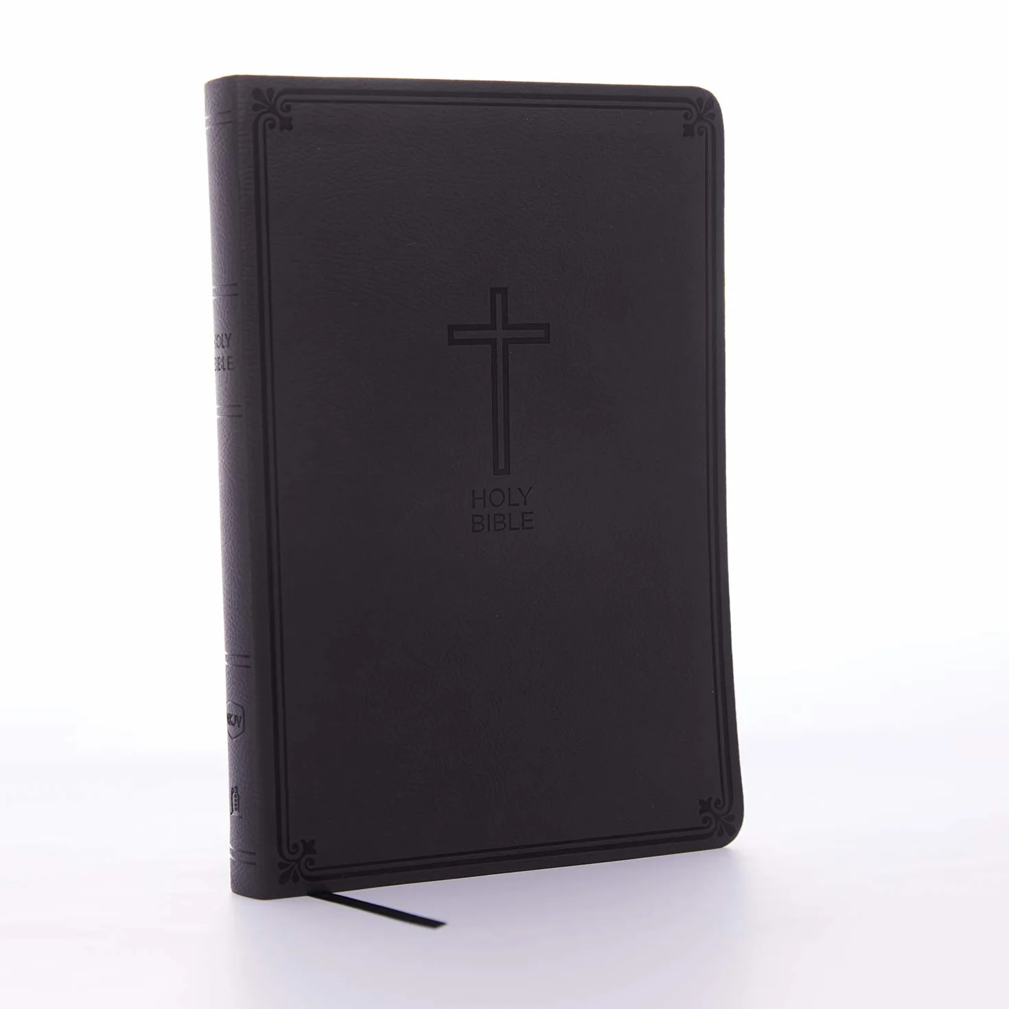 NKJV, Value Thinline Bible, Large Print, Imitation Leather, Black, Red Letter Edition: Holy Bible, New King James Version