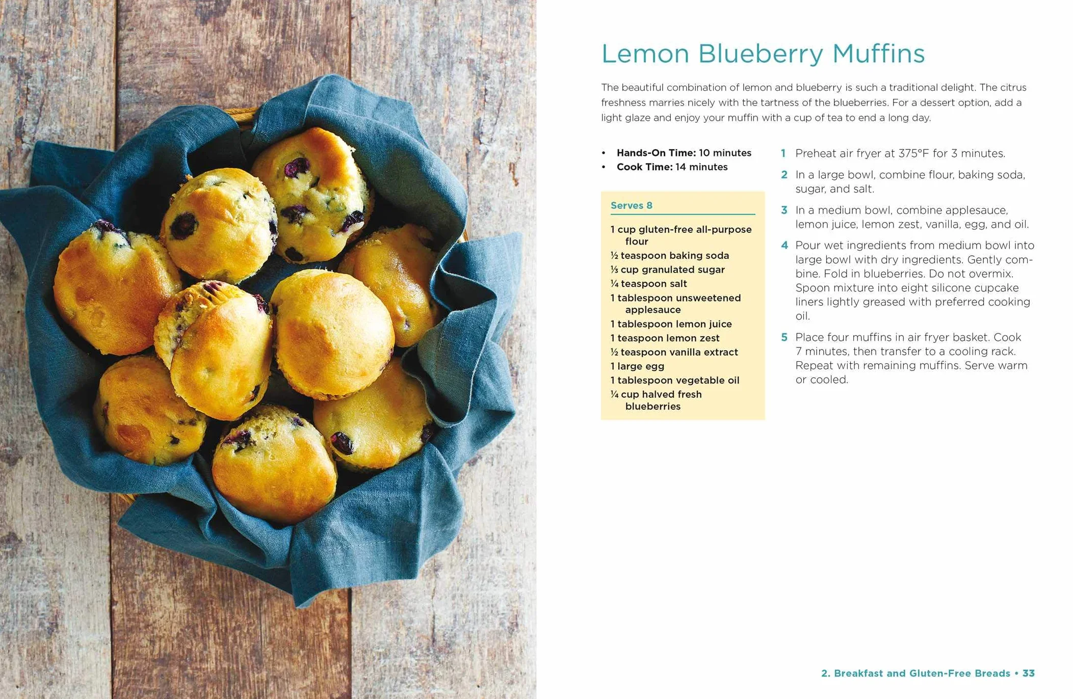 The I Love My Air Fryer Gluten-Free Recipe Book: From Lemon Blueberry Muffins to Mediterranean Short Ribs, 175 Easy and Delicious Gluten-Free Recipes