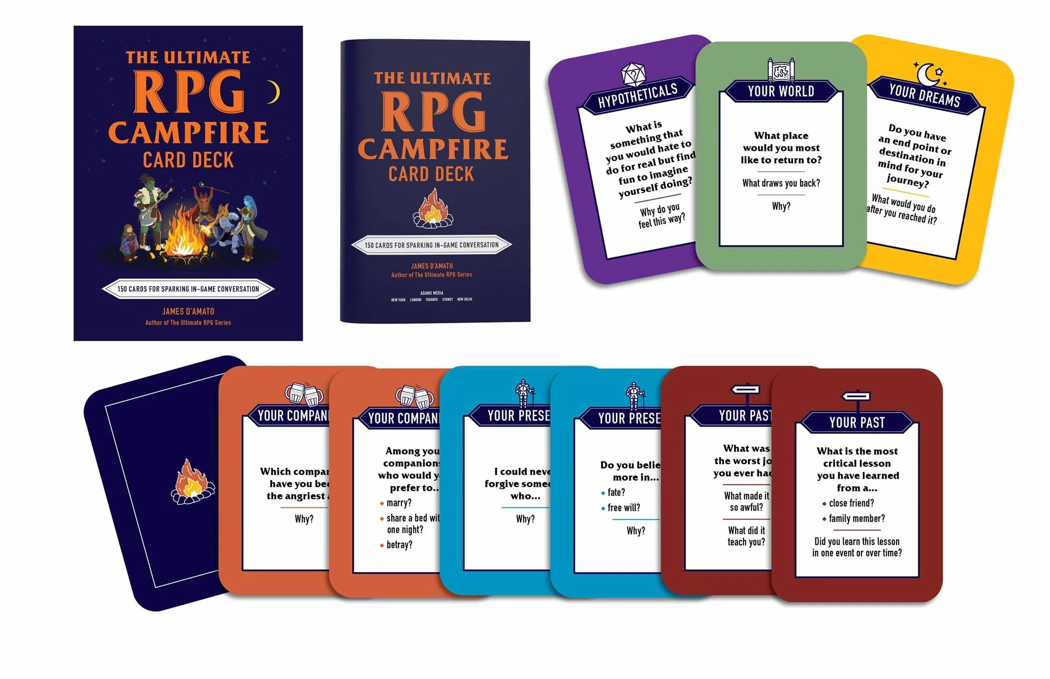 The Ultimate RPG Campfire Card Deck: 150 Cards for Sparking In-Game Conversation