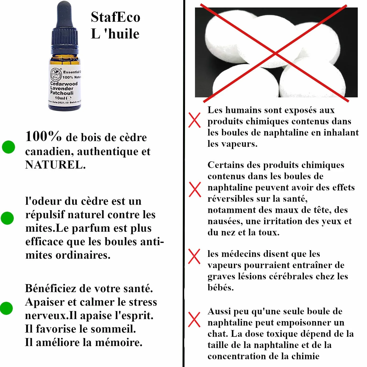 Naturalne drewno cedrowe lawenda odstraszacz moli do szafy 100% (średni F)