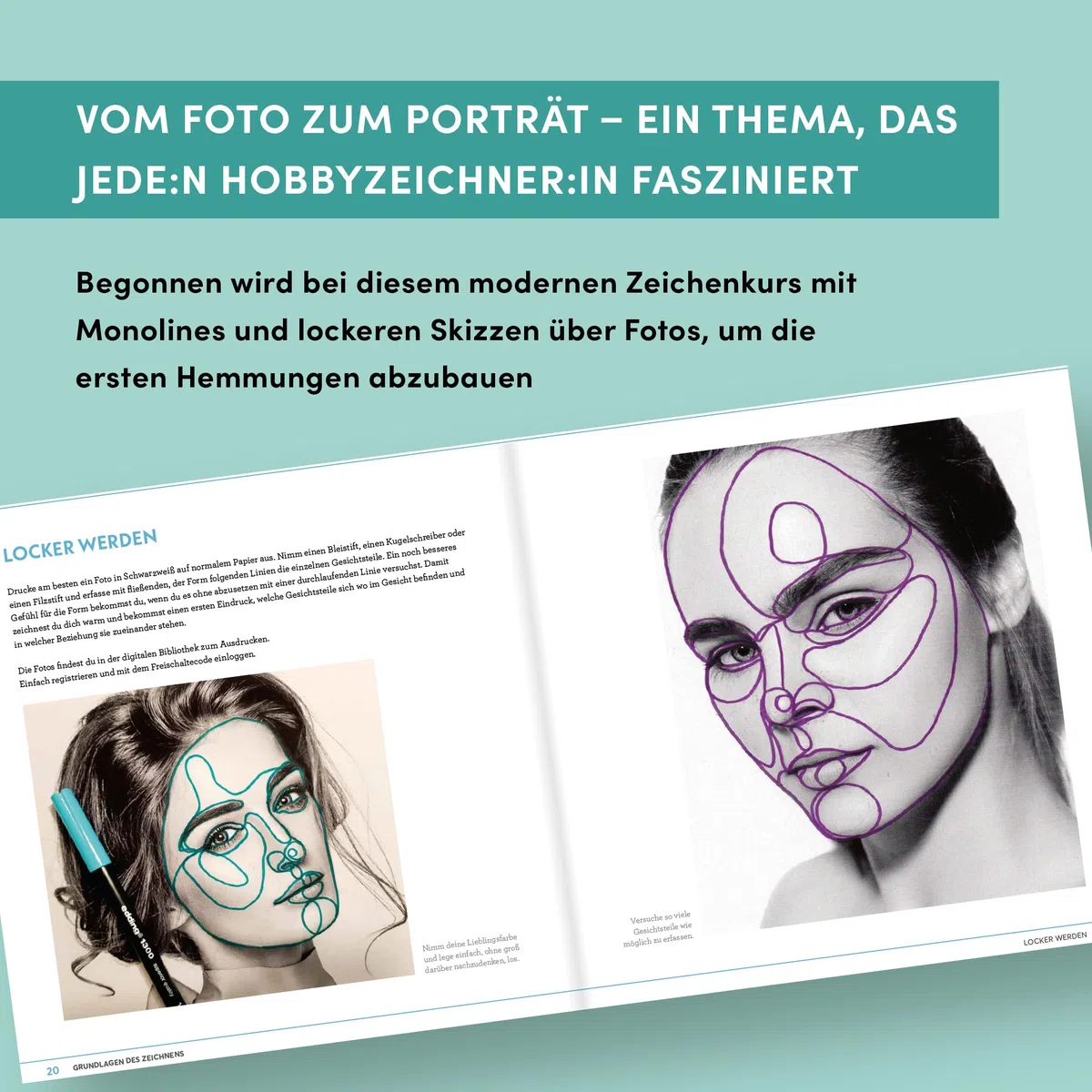 The FACE: Gesichter zeichnen und kolorieren