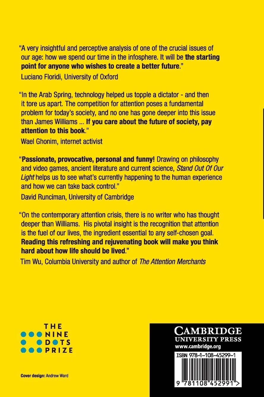 Stand out of our Light: Freedom and Resistance in the Attention Economy