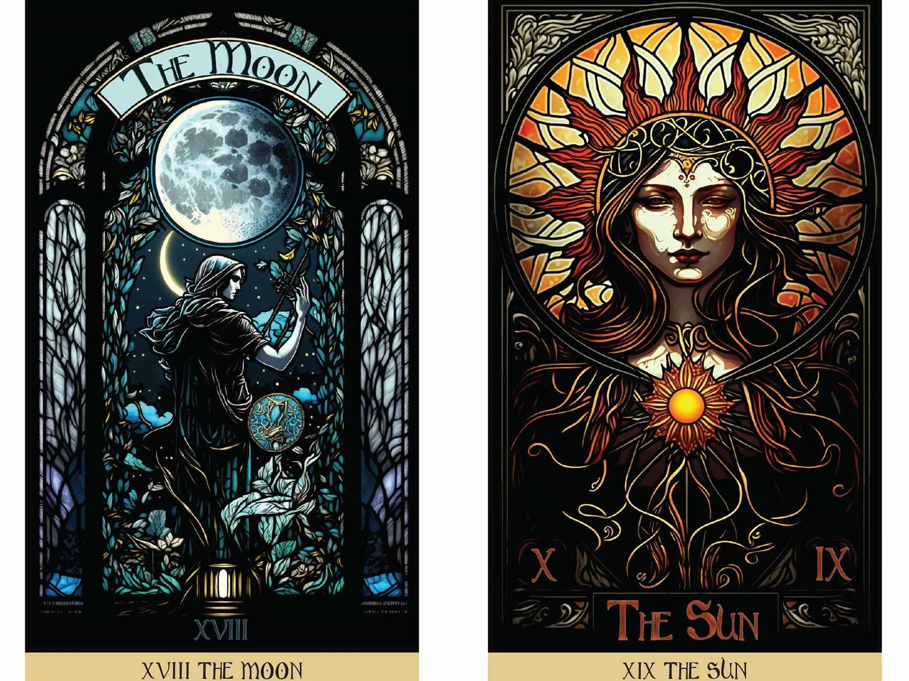 The Stained Glass Tarot: An Illuminated Journey through the Cards