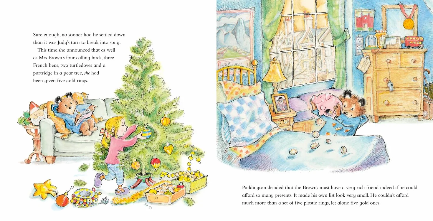 Paddington’s Twelve Days of Christmas: A funny, festive, illustrated book about the bestselling classic bear from Peru. The perfect Christmas gift for toddlers and kids aged 3+