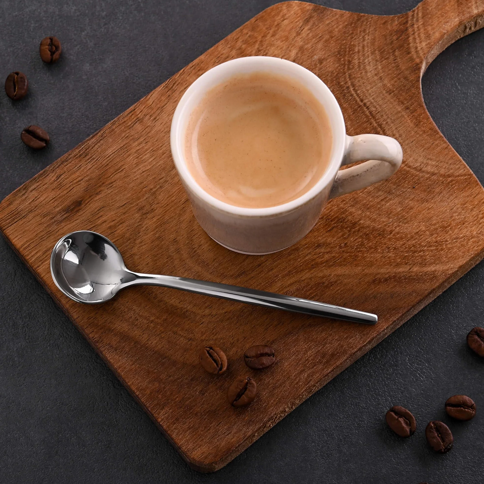 GRÄWE Łyżeczki do espresso Prowansja, 6 sztuk, stal nierdzewna, do zmywarki