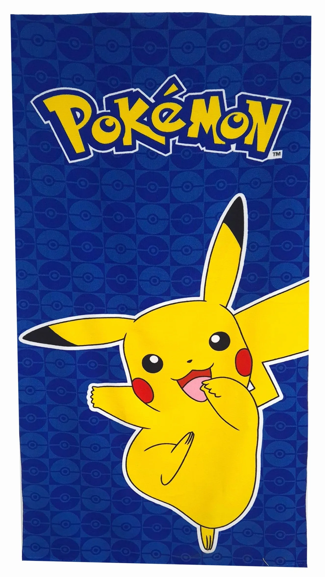 Ręcznik dziecięcy mikrofibra 70 x 140 cm Pokemon Voltage