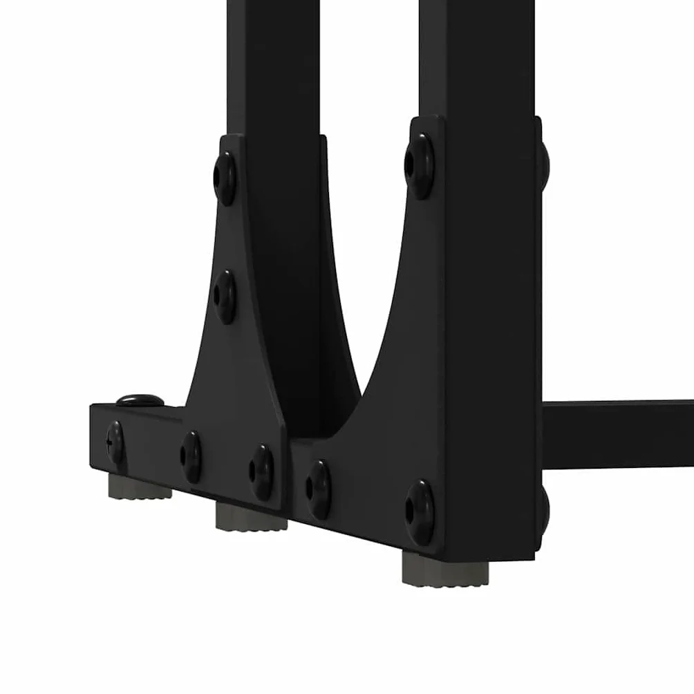 vidaXL Stolik Kawowy Nesting 3 pcs Czarny dąb Materiał drewnopochodny Kompaktowe