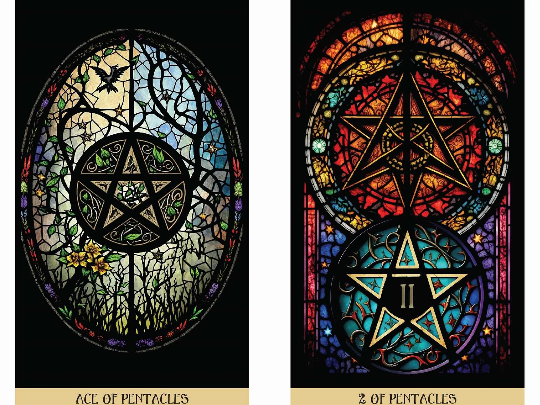 The Stained Glass Tarot: An Illuminated Journey through the Cards