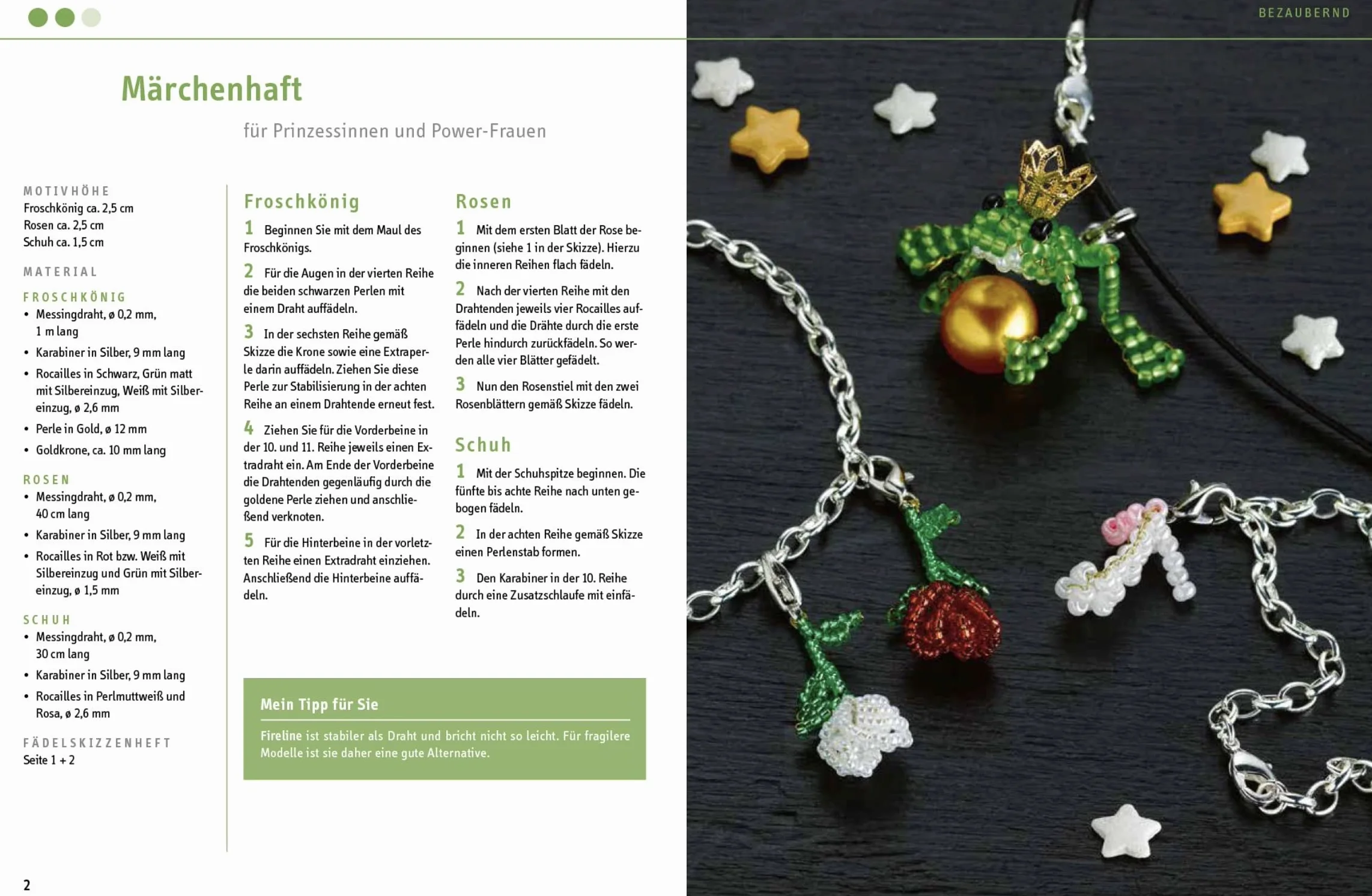 Zauberhafte Perlen-Charms (kreativ.kompakt): Für Bettelarmbänder, Ketten & Co.