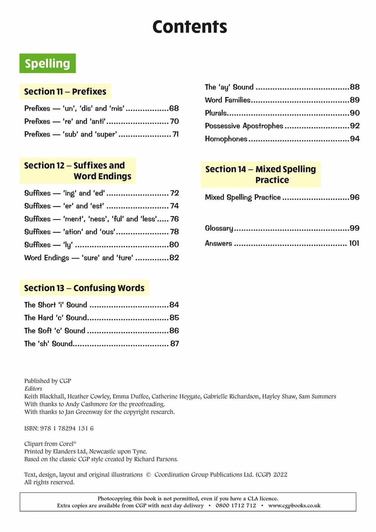KS2 English Year 3 Grammar, Punctuation & Spelling Targeted Question Book (with Answers)