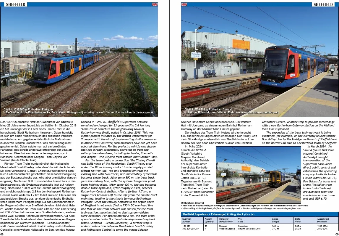 Tram Atlas Westeuropa/Western Europe: Benelux + Britische Inseln