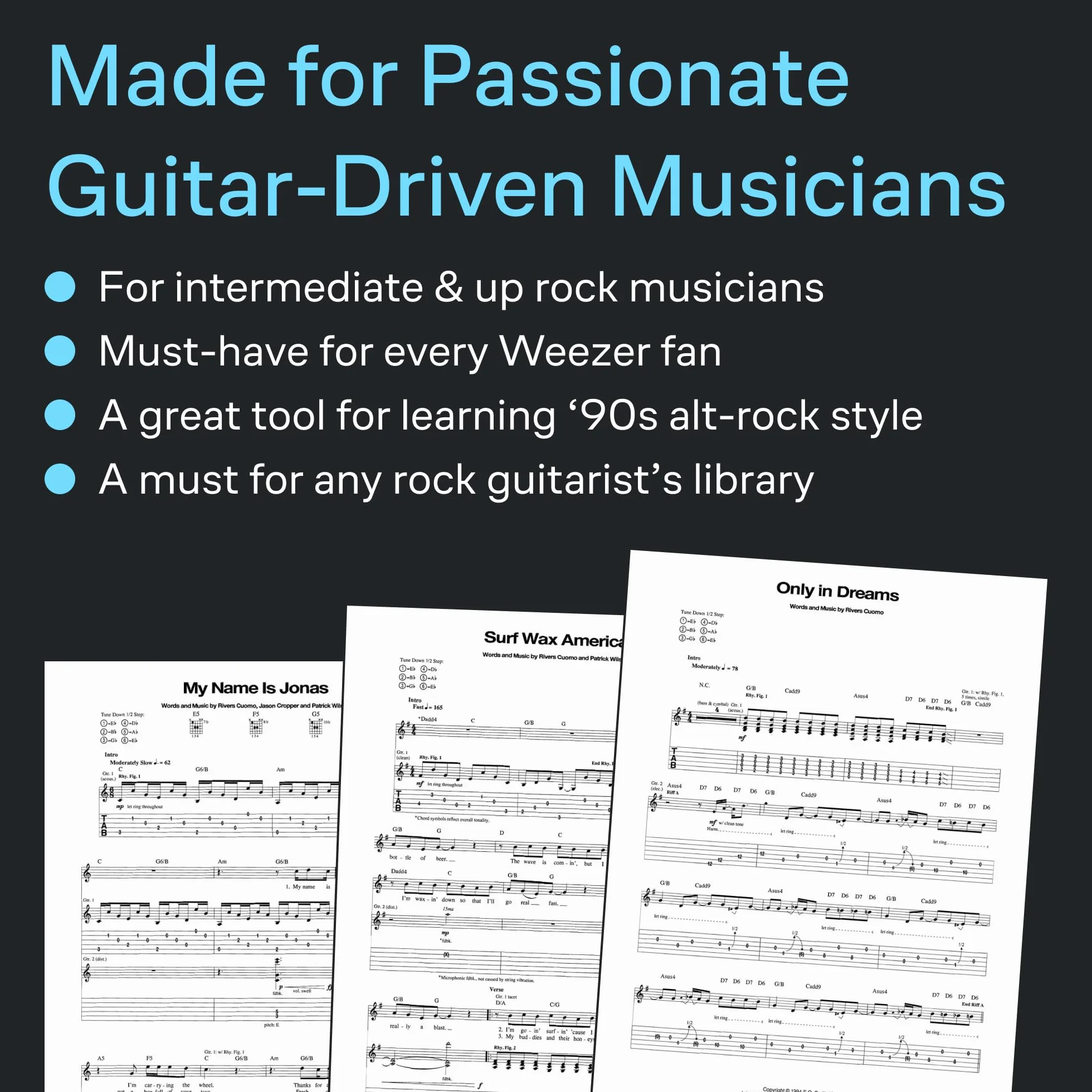 Weezer (the blue album) guitare