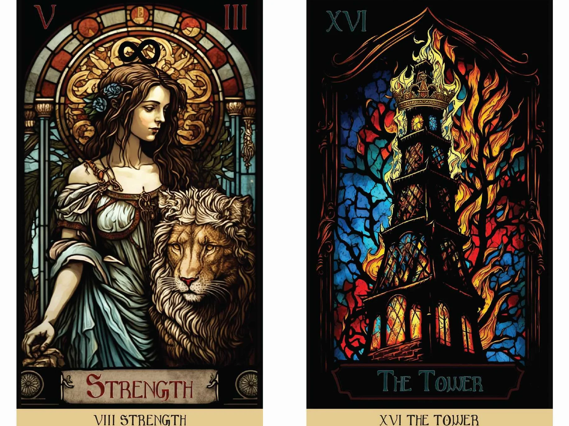 The Stained Glass Tarot: An Illuminated Journey through the Cards