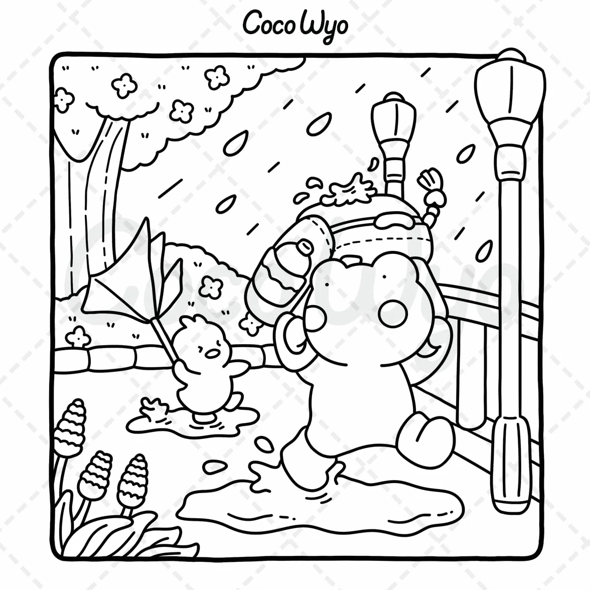 Little Cuddles: Coloring Book for Adults and Teens Featuring Cute Animal Friends for Relaxation