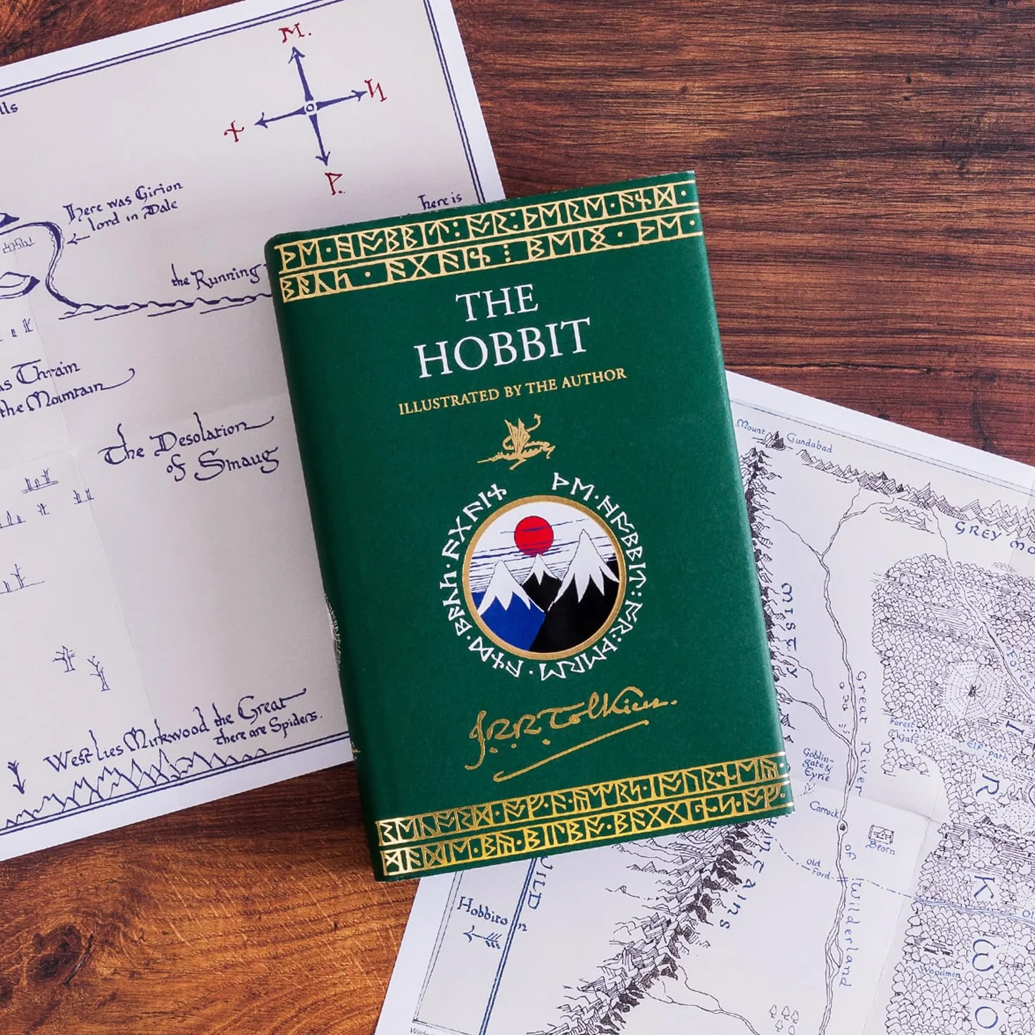 The Hobbit - Illustrated by the Author: J.R.R. Tolkien: Delve into the realm of good versus evil with this well-loved classic.