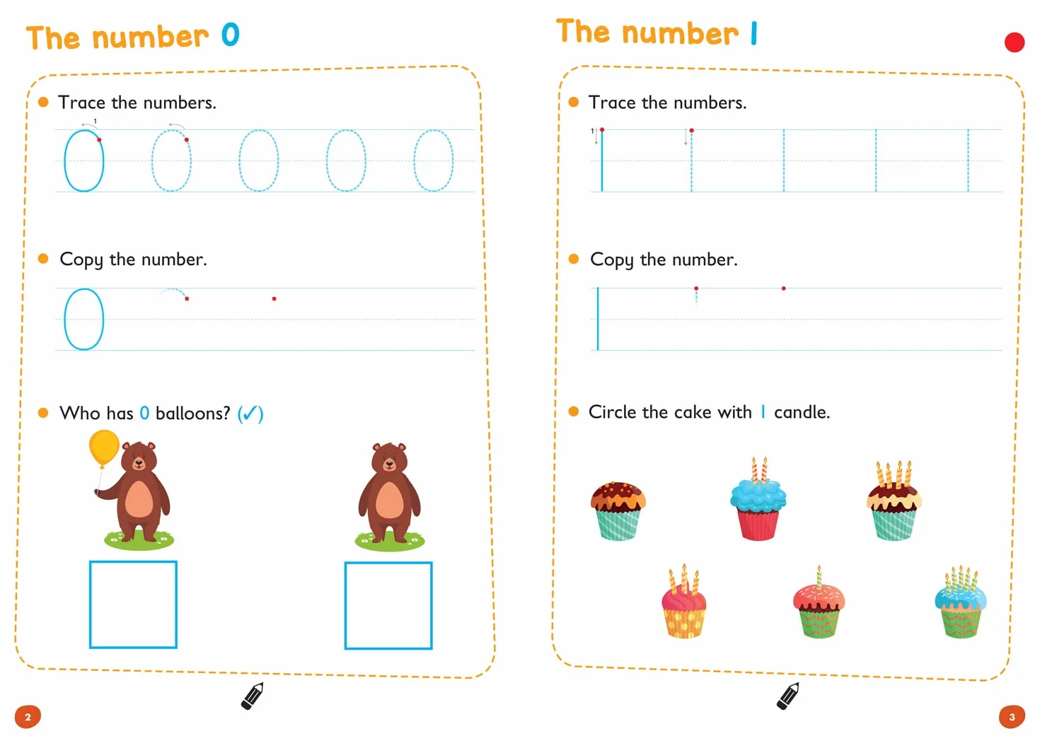 Numbers 0-20 Wipe Clean Activity Book Age 3-5 Early Childhood Educational Activities