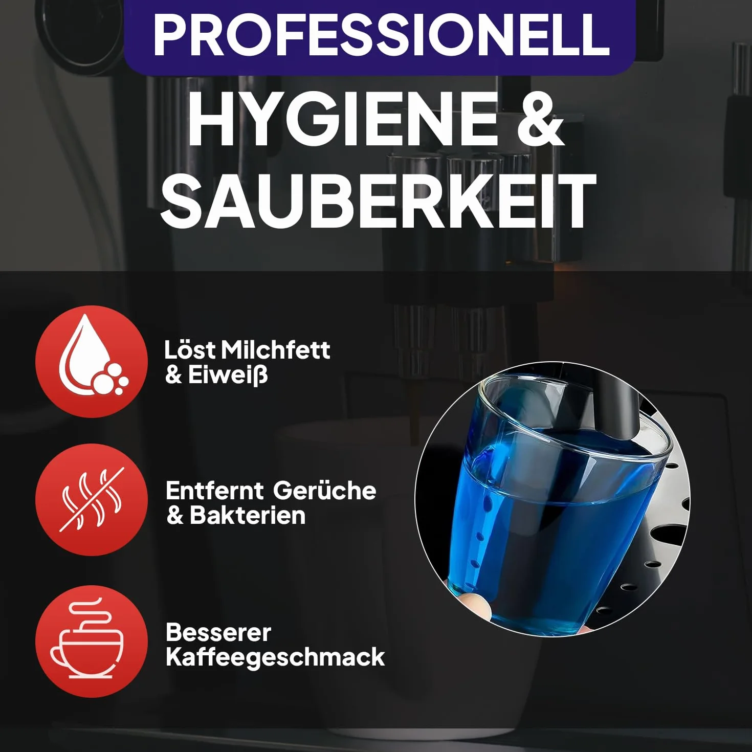 Coffee ereiniger24-1000 ml środek do czyszczenia spienionego mleka, do ekspresów do kawy i ekspresów do kawy ze spieniaczem do mleka – nadaje się do wielu marek