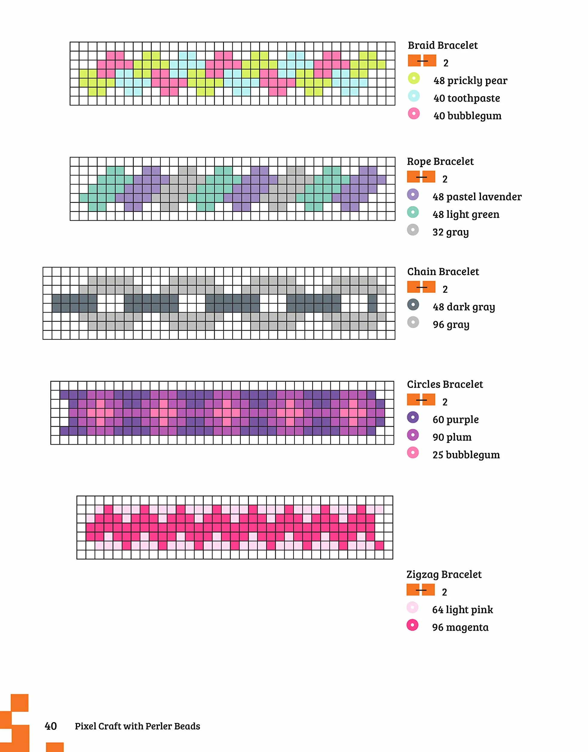 Pixel Craft with Perler Beads: 50+ Super Cool Patterns for Hama, Perler, Pyssla, Nabbi, Melty Beads