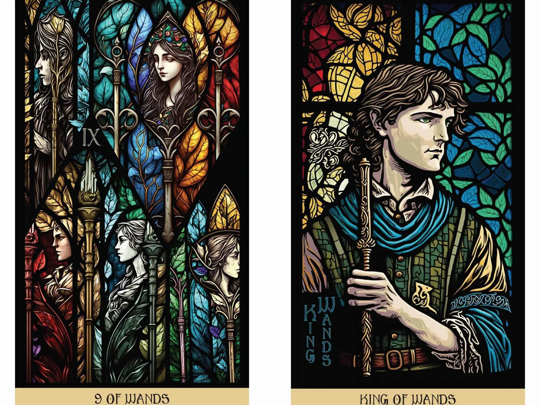 The Stained Glass Tarot: An Illuminated Journey through the Cards