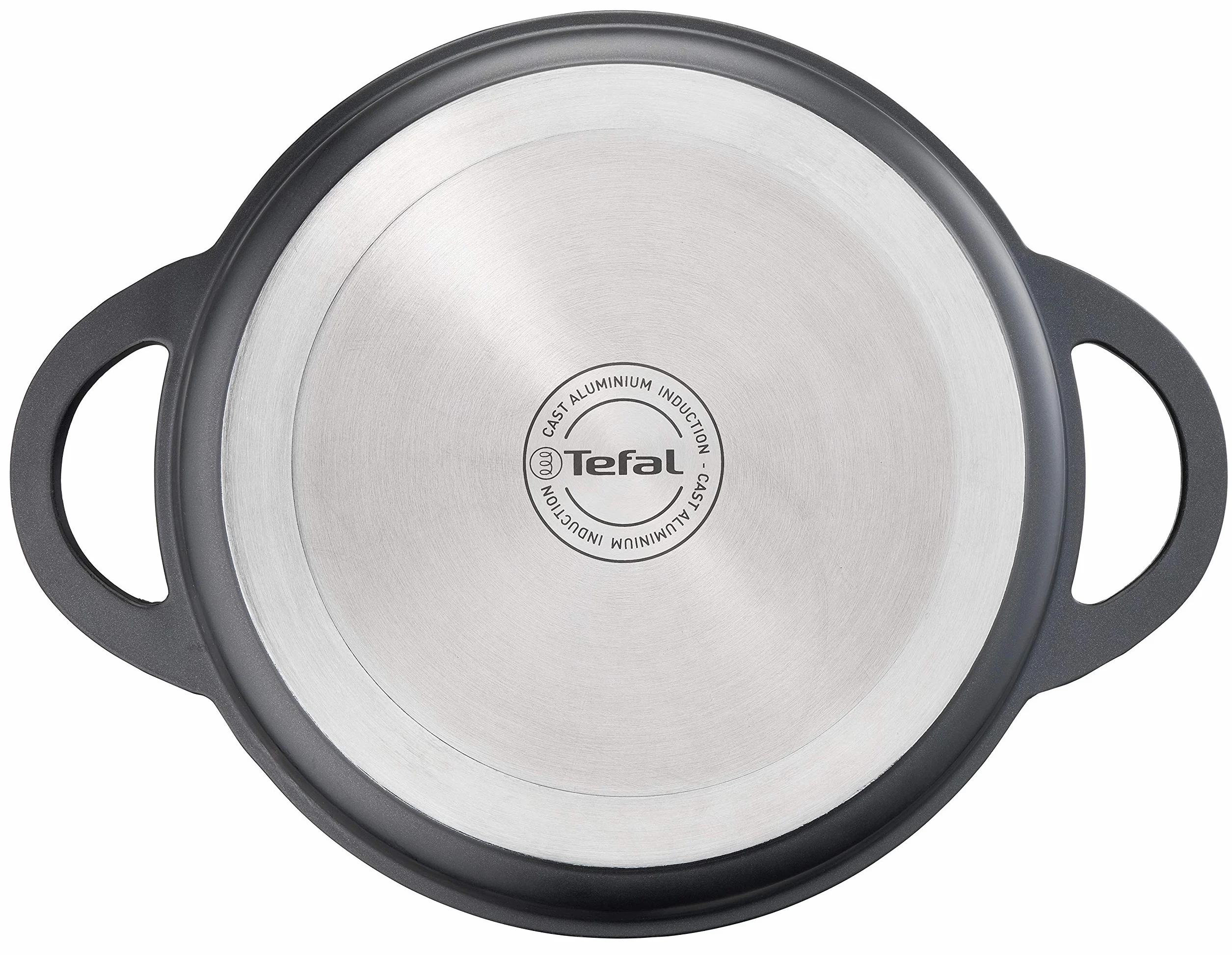 TEFAL Trattoria Brytfanna z pokrywą 28cm, odlew aluminiowy, powłoka Titanium Extra, do indukcji, czarny