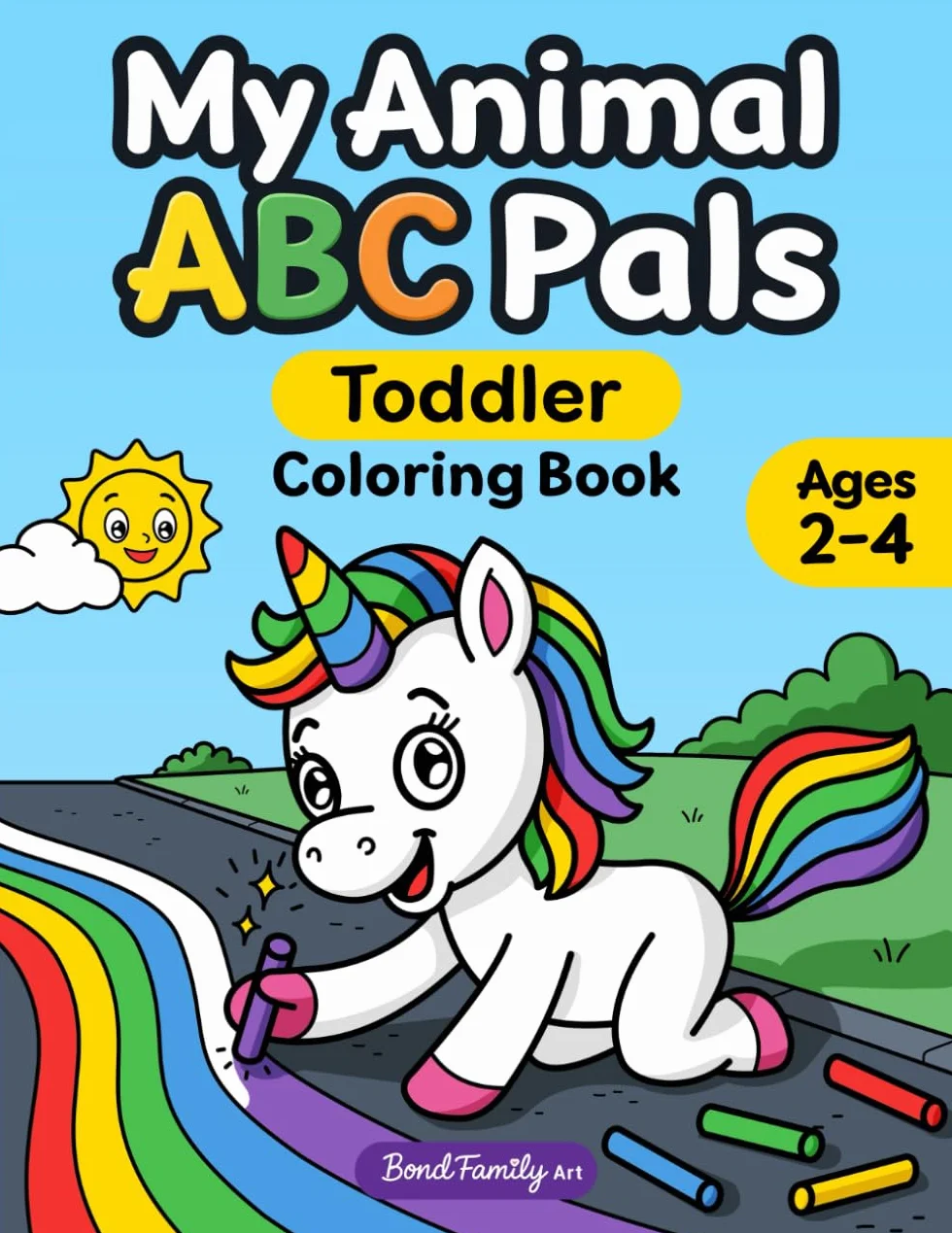My Animal ABC Pals Toddler Coloring Book: Fun & Simple Alphabet Learning with Playful Animals and Scene Rhymes. Crafted for Kids Ages 2–4: 1