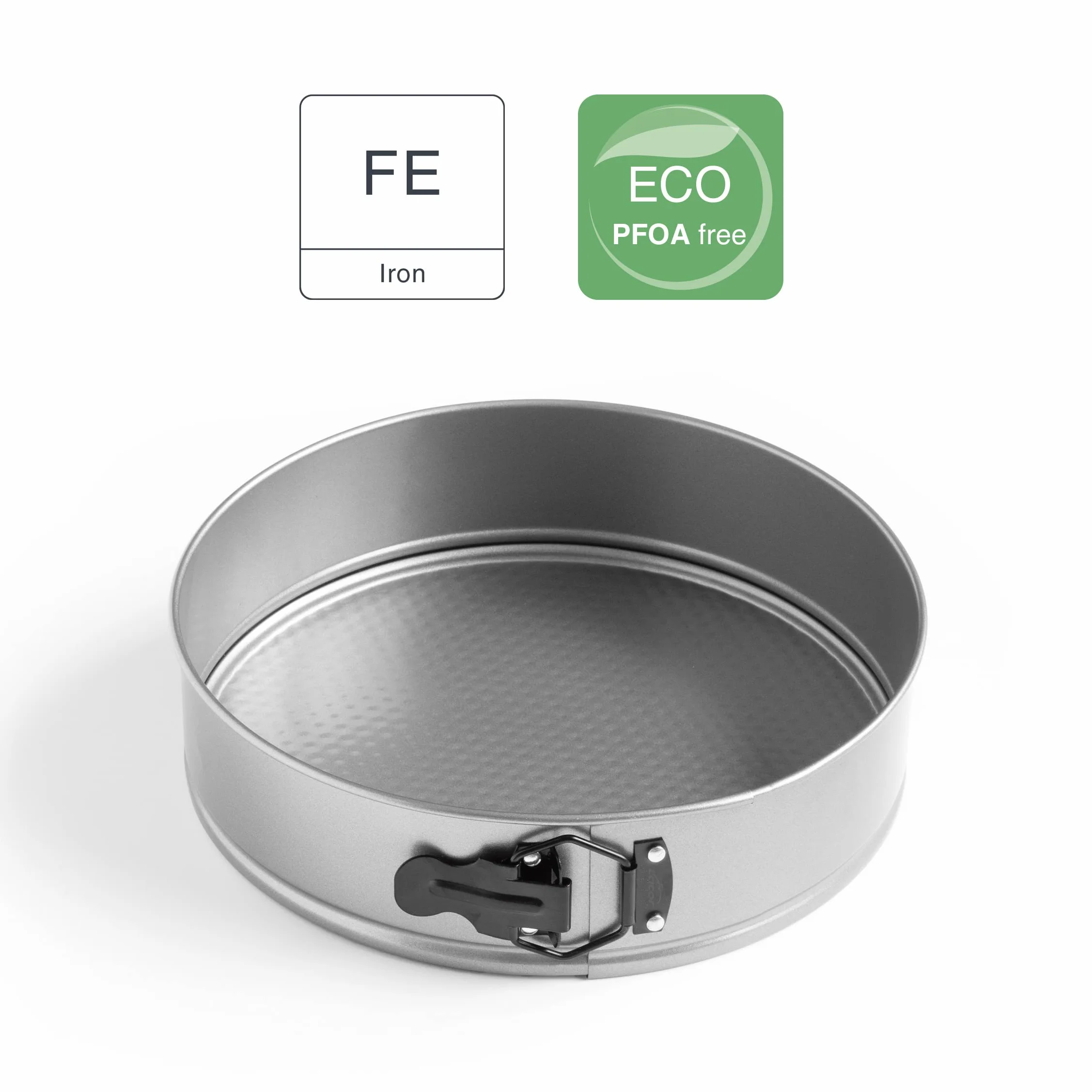 Lacor - 68676 - Formy Ciasto Round, Forma do ciasta, Forma wymienna, Stal węglowa, Nieprzywierający, Wolny od PFOA, Ekologiczny, Średnica 18 cm, Pojemność 1,5 l