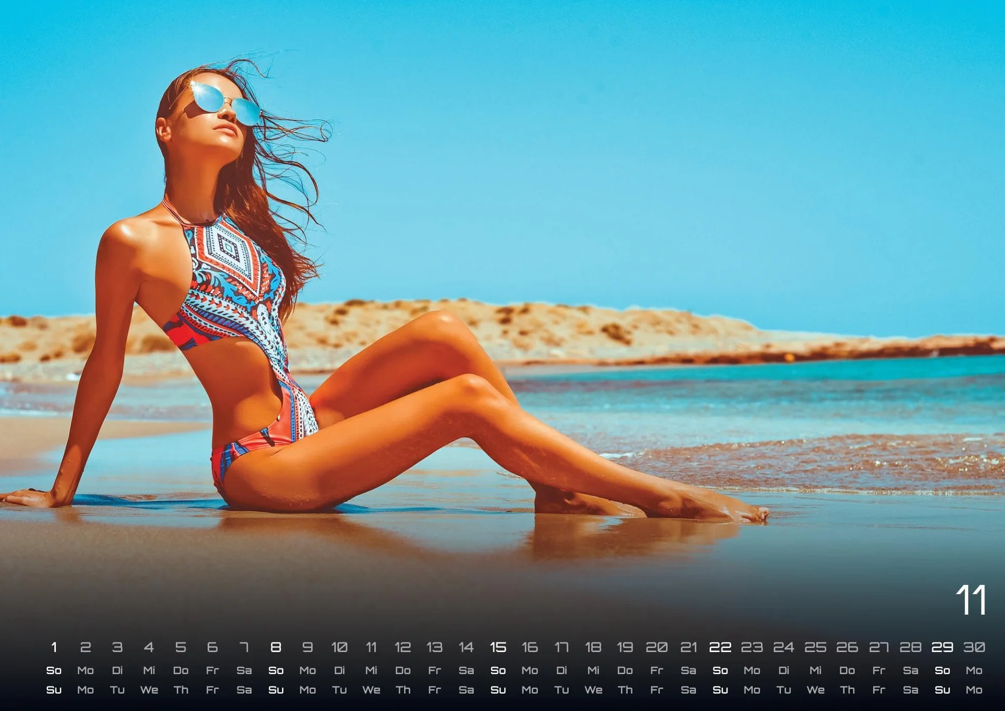 BIKINI GIRLS - Sexy Babes - 2026 - Kalender DIN A3: Der Wandkalender für alle Liebhaber der Bikini-Girls für das Jahr 2026 im Format DIN A3 (ca. 42 x 30 cm)!